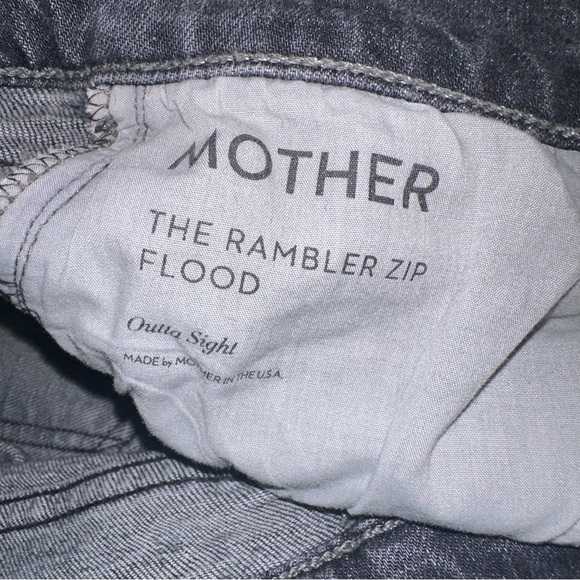 Mother Rambler Zip Flood Jean - Picture 4 of 6